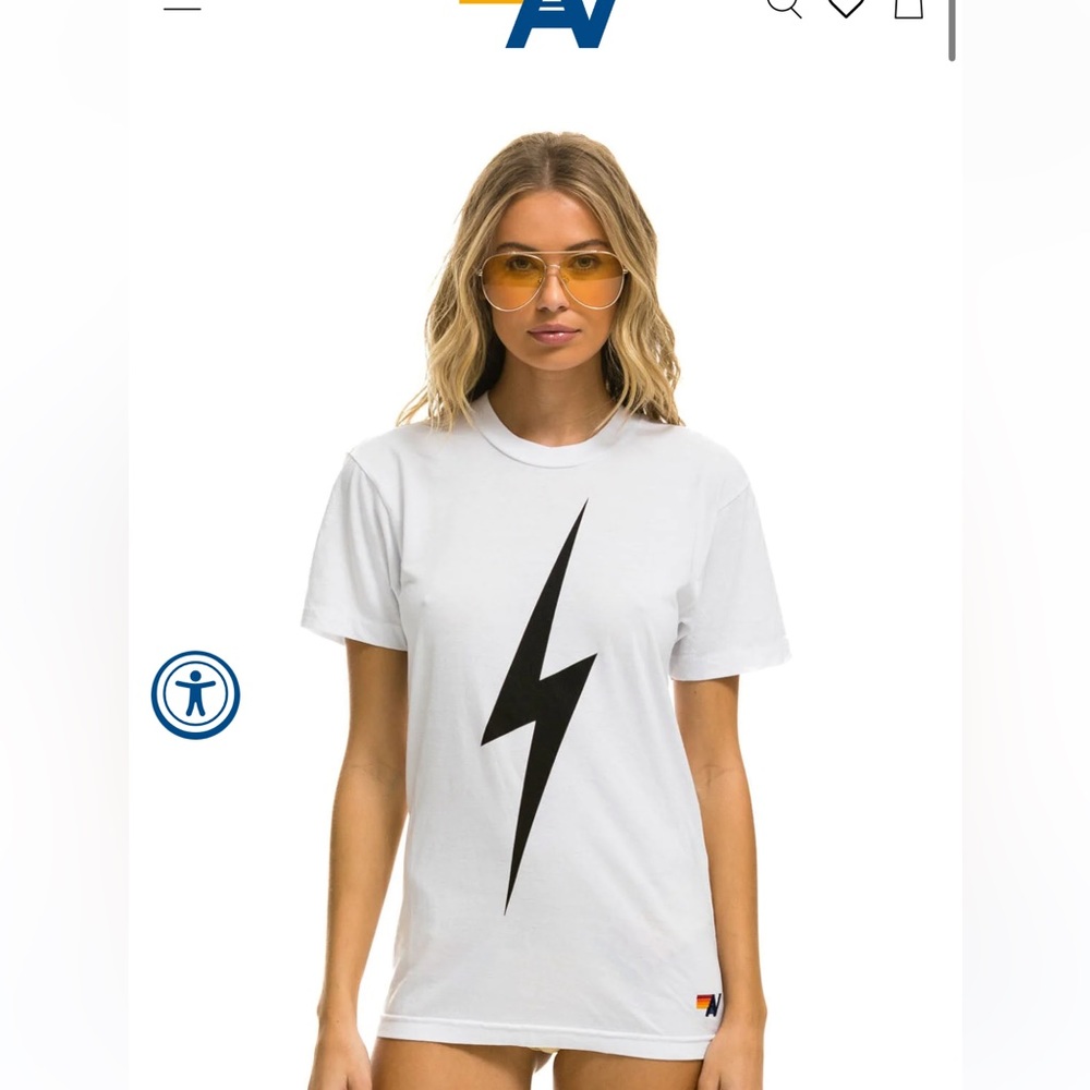 Aviator nation bolt tee